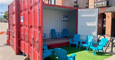 Open Side Shipping Container Uses Secure Rite Mobile Storage