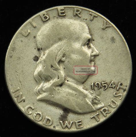 1954 Franklin 90 Silver Half Dollar Good B02