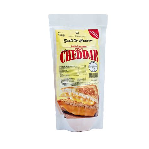 Queijo Processado Cremoso Sabor Cheddar G Nova Embalagem