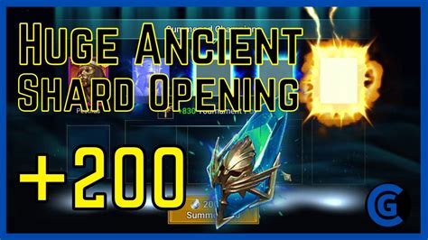 Ancient Shard Opening Raid Shadow Legends YouTube