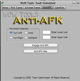 WOW Anti-AFK Bot by Blackmoon