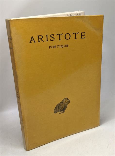 Aristote Poétique 5e tirage 1969 Constitution d Athènes 8e tirage