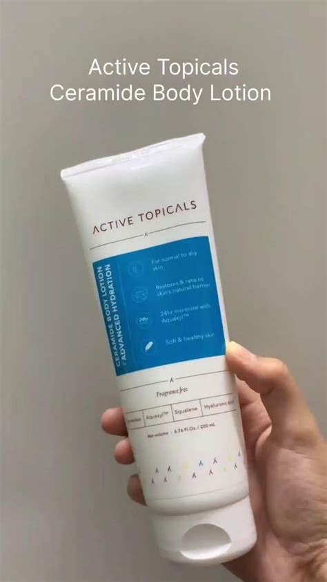 Active Topicals Ceramide Body Lotion Review Video Body Lotion