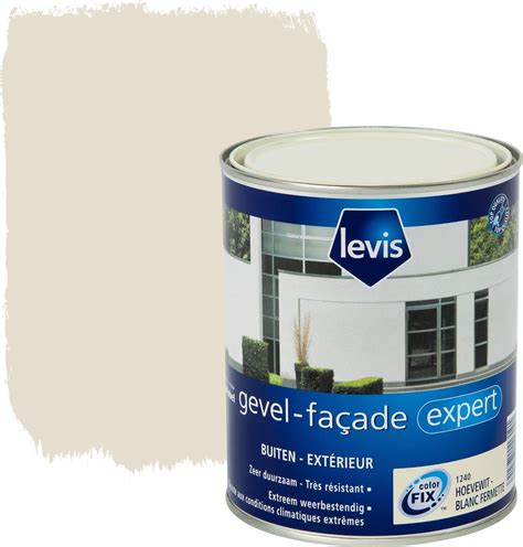 Levis Gevel Expert Muurverf Zijdeglans Hoevewit 5x1l Bol