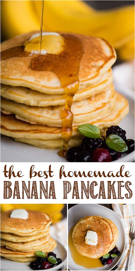 The Best Homemade Banana Pancakes Are Fluffy And Delicious This