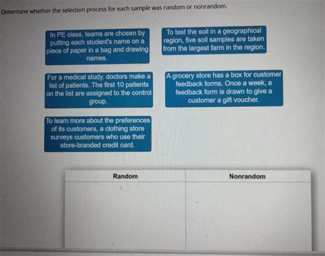 FREE Drag Each Tile To The Correct Location On The Table Determine