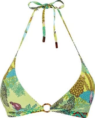 Vilebrequin Bikini Top Jungle Rousseau ShopStyle Two Piece Swimsuits