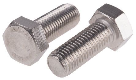 Din Rs Pro Plain Stainless Steel Hex M X Mm Set Screw