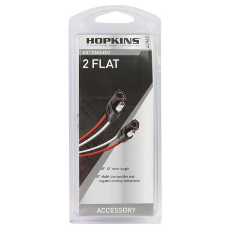 Hopkins Towing Solution Juego De Conectores Planos De 2 Polos 12