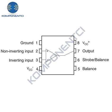 LM211DT Smd Voltaj Komparatör Entegresi Soic 8 Komponentci