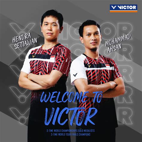 WORLD CHAMPIONS AHSAN SETIAWAN JOIN VICTOR VICTOR Badminton Global