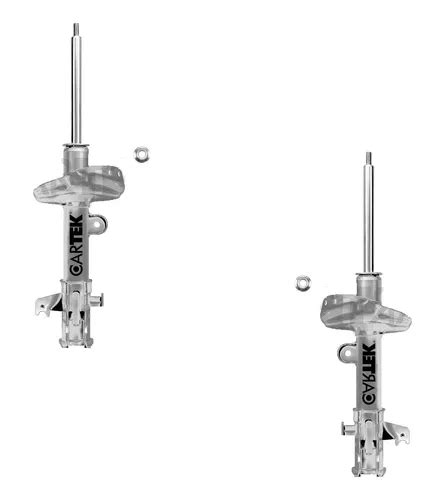 2 Amortiguadores Delanteros Honda Crv 2010 2011 2012 Cartek Envío gratis