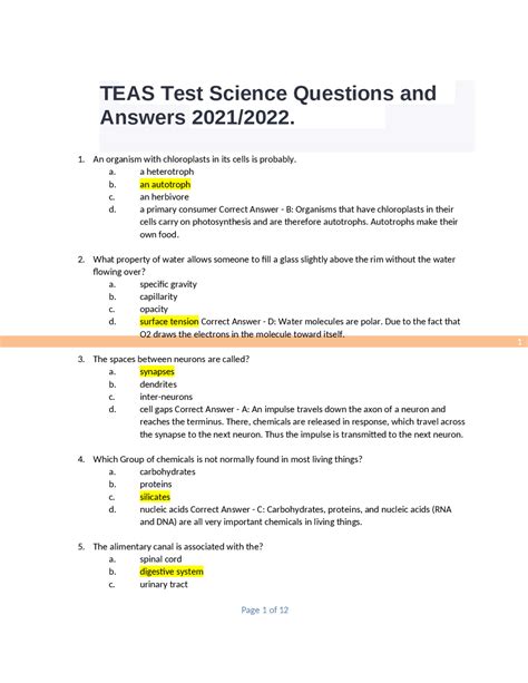 Teas Reading Practice Test Updated Off