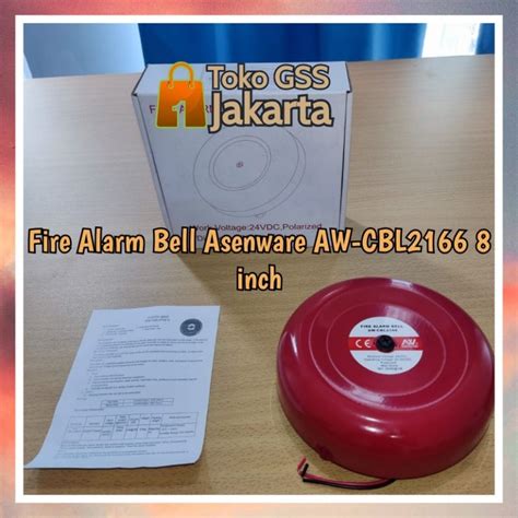 Jual Fire Alarm Bell Inch Asenware Aw Cbl Inch Shopee Indonesia