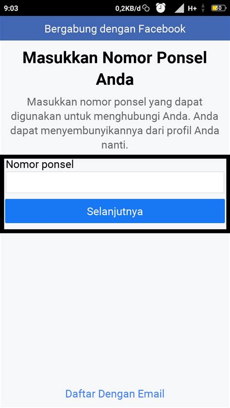 Cara Membuat Akun Facebook Baru Lewat Hp Eko Trimulyono