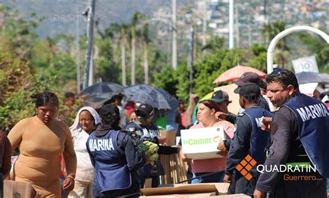 ¡se Acaban Las Despensas Marina Cierra Centros De Acopio En Acapulco