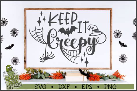 Keep It Creepy SVG File Crunchy Pickle SVG Cut Files