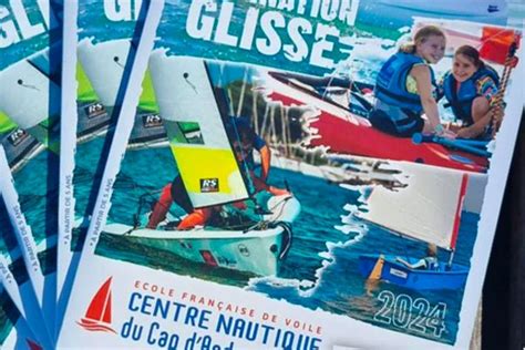 La brochure 2024 est arrivée Centre Nautique du Cap d Agde