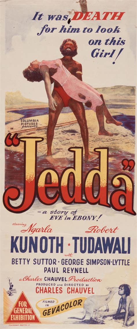 Poster for the fim, Jedda. 1955 | NFSA