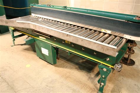 Alvey X Powered Chain Roller Conveyor Box Diverter Pallet