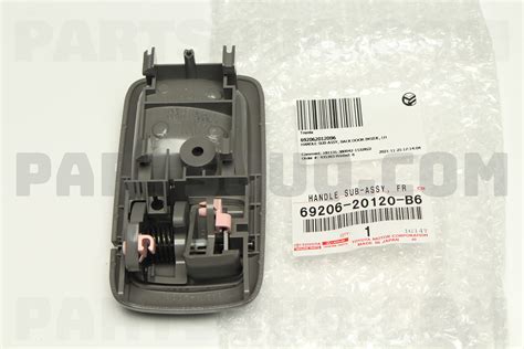 Handle Sub Assy Front Door Inside Rh P Toyota Parts