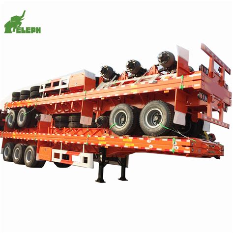 Second Hand Axles Ft Ft Ft Container Shipping Flat Deck High