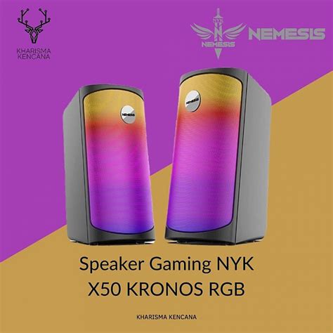 Audio Speaker Speaker Gaming Nyk X50 Kronos Rgb • Kharisma Kencana Ultrabook Motherboard