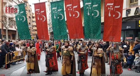 Desfile De La Media Fiesta Moros Y Cristianos Elda V Deo