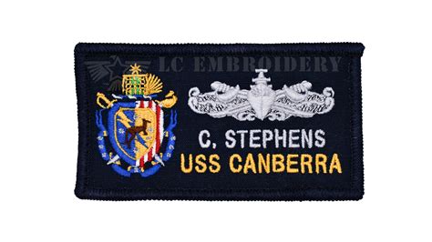 USS Canberra Gold CREW — LC EMBROIDERY & CLEANERS