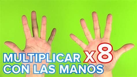 Truco De La Tabla De Multiplicar Del Con Las Manos Youtube