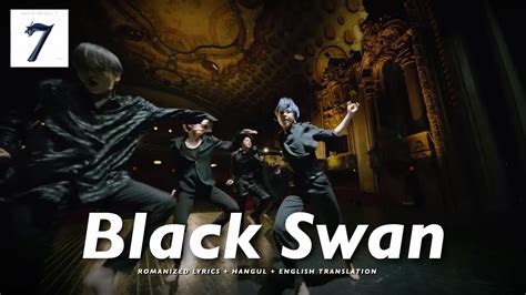 BTS 방탄소년단 Black Swan ROMANIZED LYRICS HANGUL ENGLISH TRANS