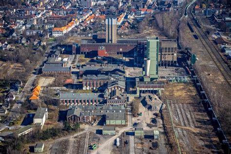 Gelsenkirchen Von Oben Teilabri Bergwerk Lippe Zeche Westerholt Im