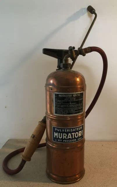 Ancien Pulv Risateur En Cuivre Muratori Old Copper Sprayer Pour D Co