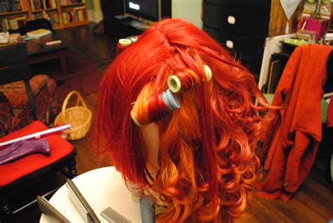 Adventures In Cosplay Teen Titans Starfires Wig With Bonus Robin