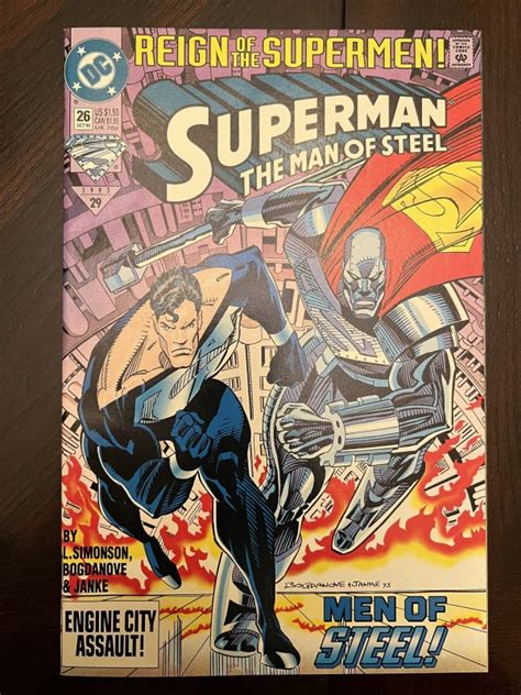 Superman The Man Of Steel 26 Direct Edition 1993 NM Comic Books