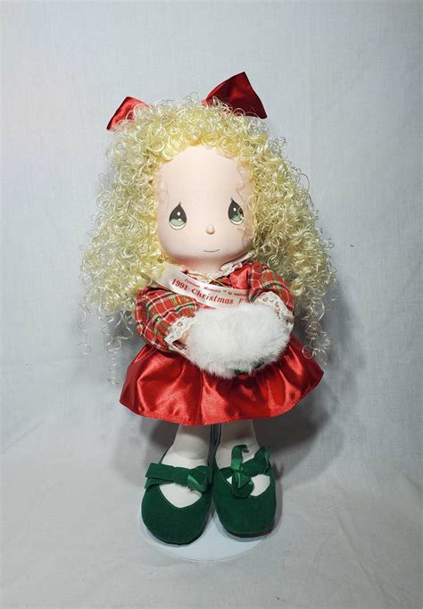 Vintage Precious Moments Plush Doll 1991 Special Christmas Etsy