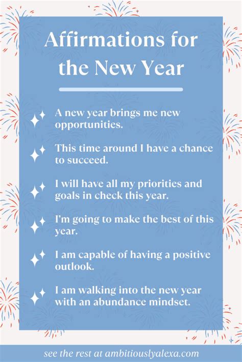 New Year Affirmations 2023 – Get New Year 2023 Update