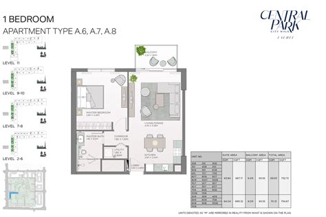 Laurel Central Park at City Walk, Dubai - Floor Plan