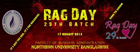 Rag Day Banner X Rag Day Banner Th Batch Bba Nub Md Foysal