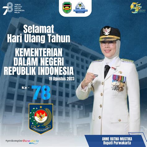 Selamat Hari Ulang Tahun Kementerian Dalam Negeri Republik Indonesia Ke 78 Prokompim