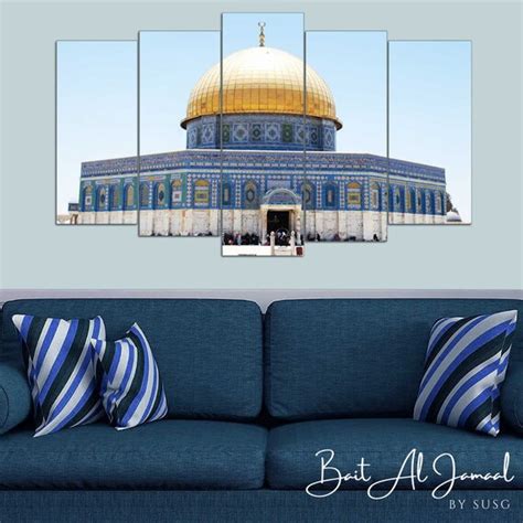 Masjid Al Aqsa Wall Art Canvas Etsy