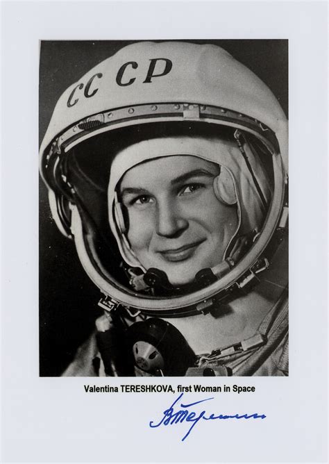 Valentina Tereshkova Signed Photograph | RR Auction