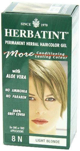 Herbatint Permanent Herbal Haircolour Gel 8N Light Blonde 135 ML Essential Organic