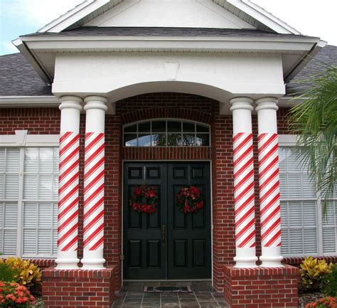 Huggits Candy Cane Column Wrap Priced Each Etsy Red White Christmas