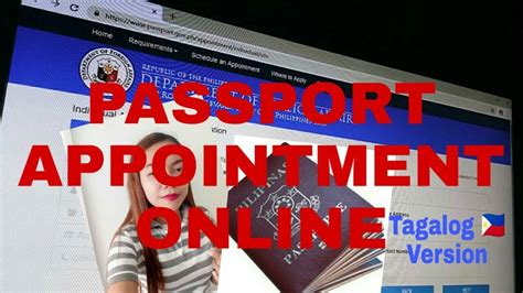 How To Make Passport Appointment Online Youtube