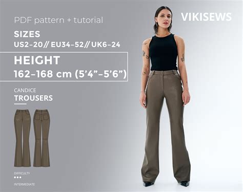 29 Flared Pants Sewing Pattern