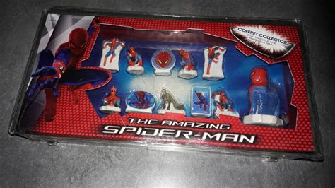 coffret de 10 fèves spiderman une fève géante eBay