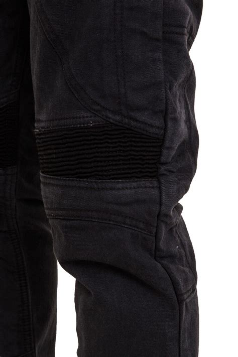 Motorbike Pants Mens Stretch Panel Motorcycle Armoured Jeans Protective