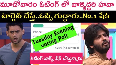 Third Week Bigg Boss Season Telugu Third Week Voting Polla Results