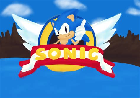 Sonic 1 Title Redraw - Sonic Stadium